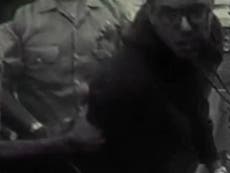 Video shows a young Bernie Sanders arrested in civil rights protest