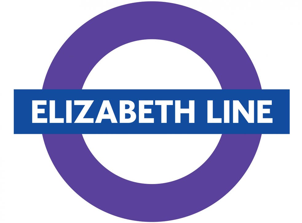 The new roundel for the Elizabeth Line