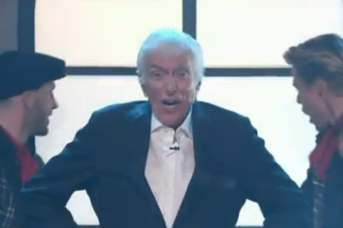 Dick van Dyke recreates 'Step in Time' dance sequence from Mary Poppins | The Independent | The Independent