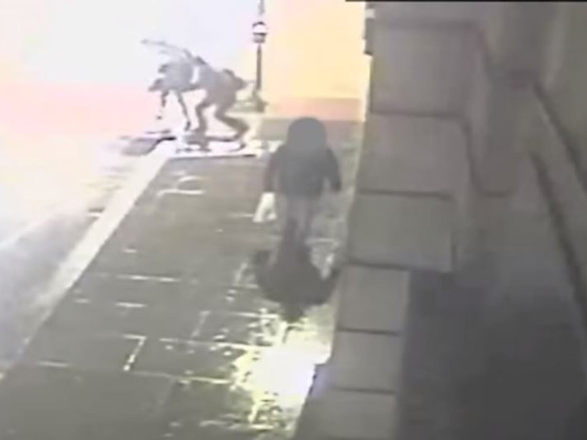 Cctv Footage Shows Manchester Woman Jump Into Busy Road To Flee Sex