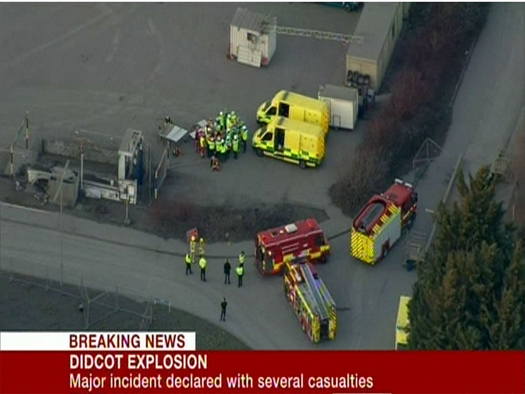 Five construction workers have been taken to hospital but three people are still missing