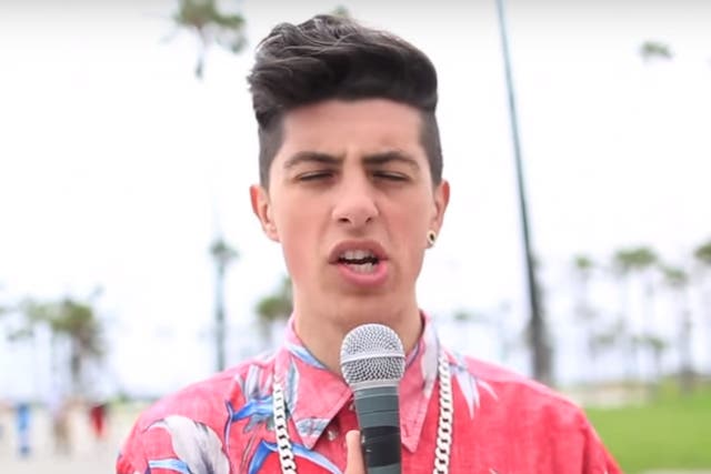 Sam Pepper introduces his controversial video "How to make out with strangers"