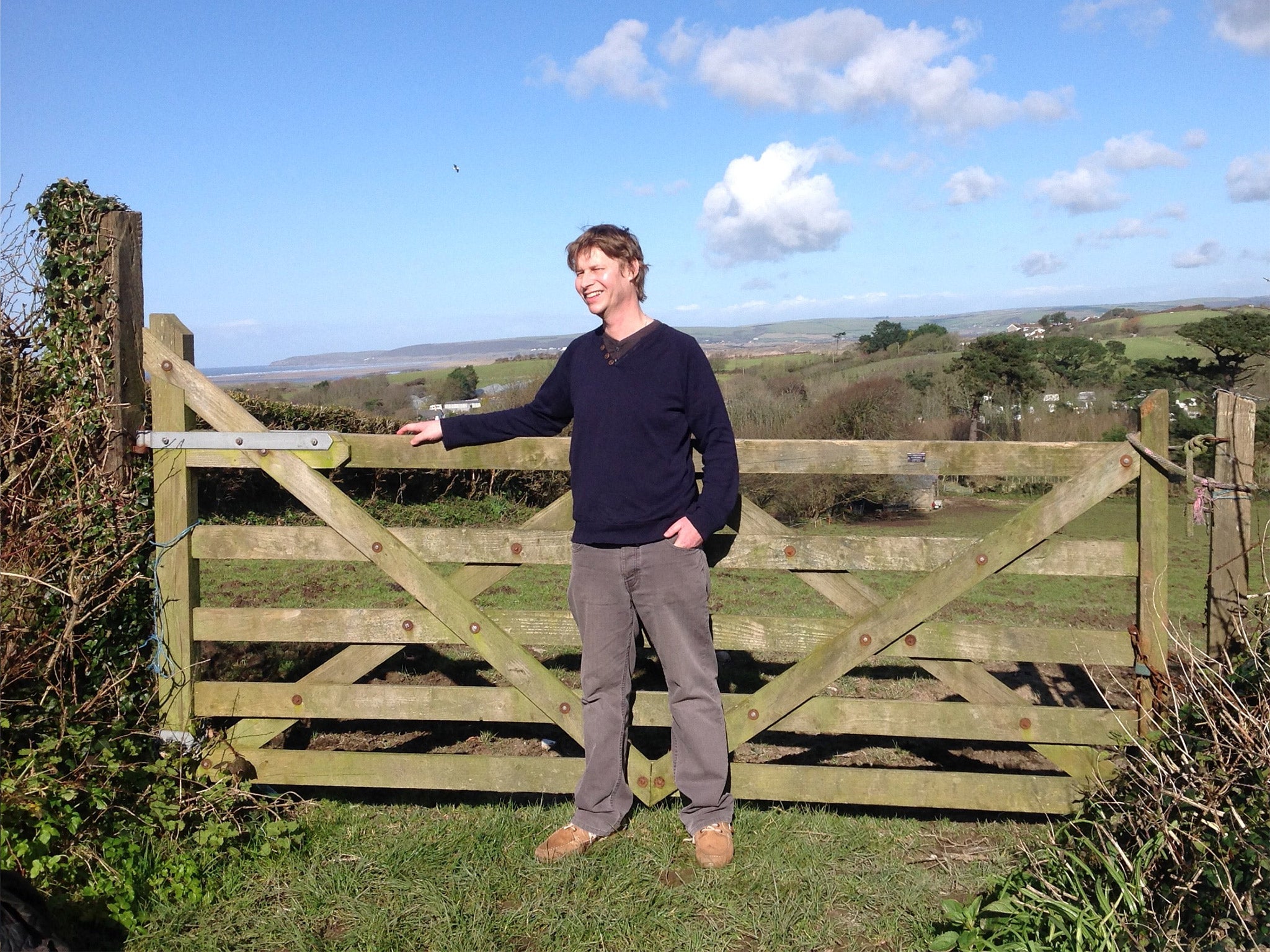 Nick Arnold in Appledore, Devon, where he says a clash took place after the Battle of Hastings