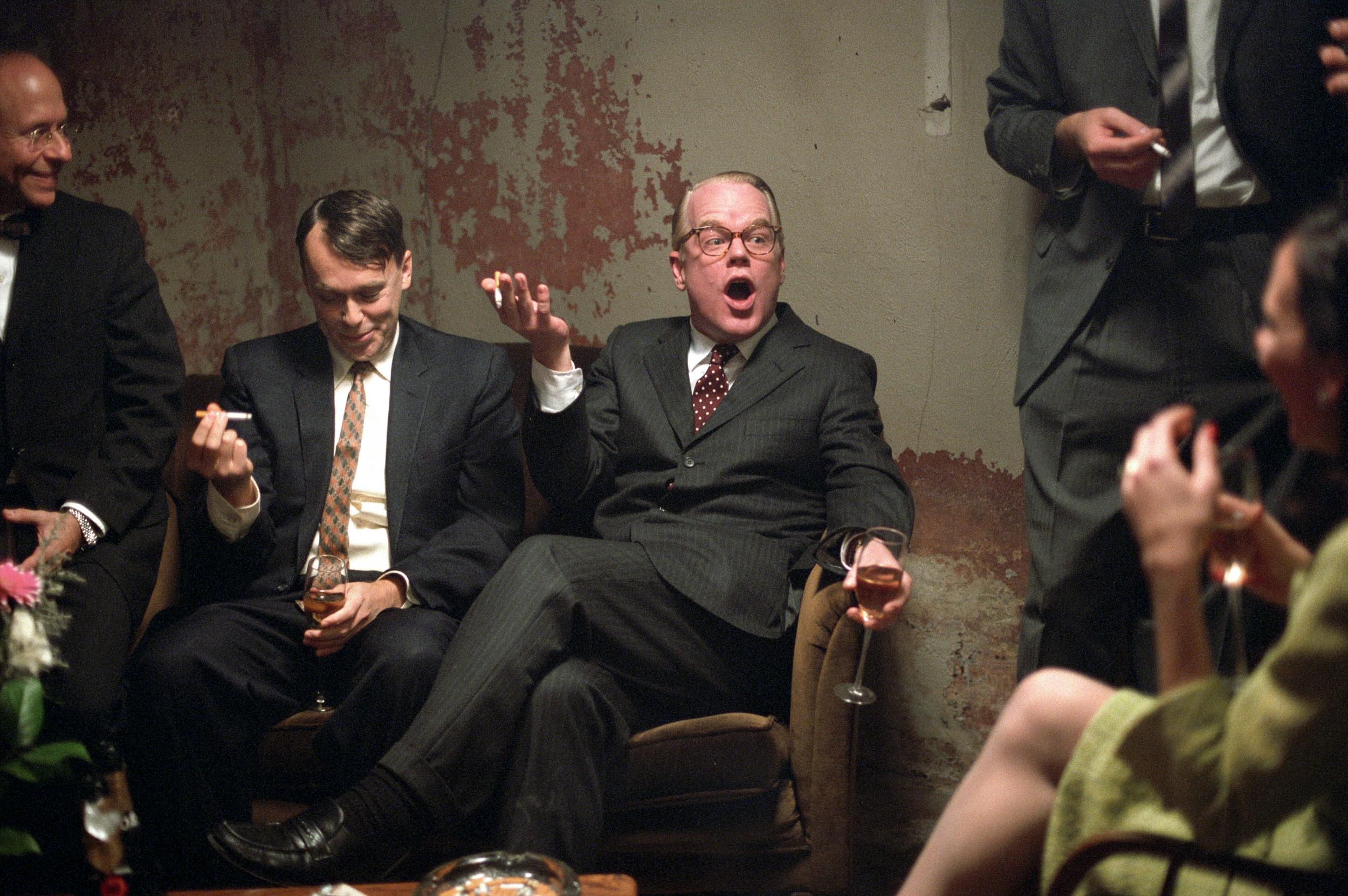 Philip Seymour Hoffman in his Oscar-winning Capote role