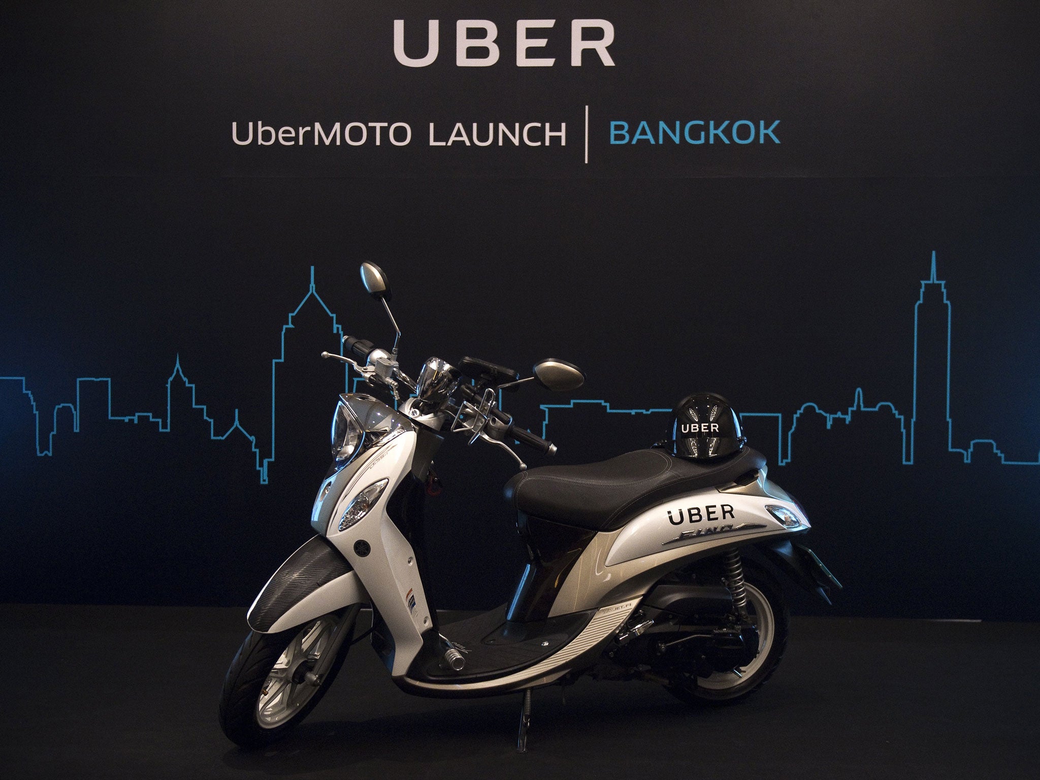 Uber offered its first motorbike taxi service on February 24, launching a pilot scheme in Bangkok which could spread across Asia