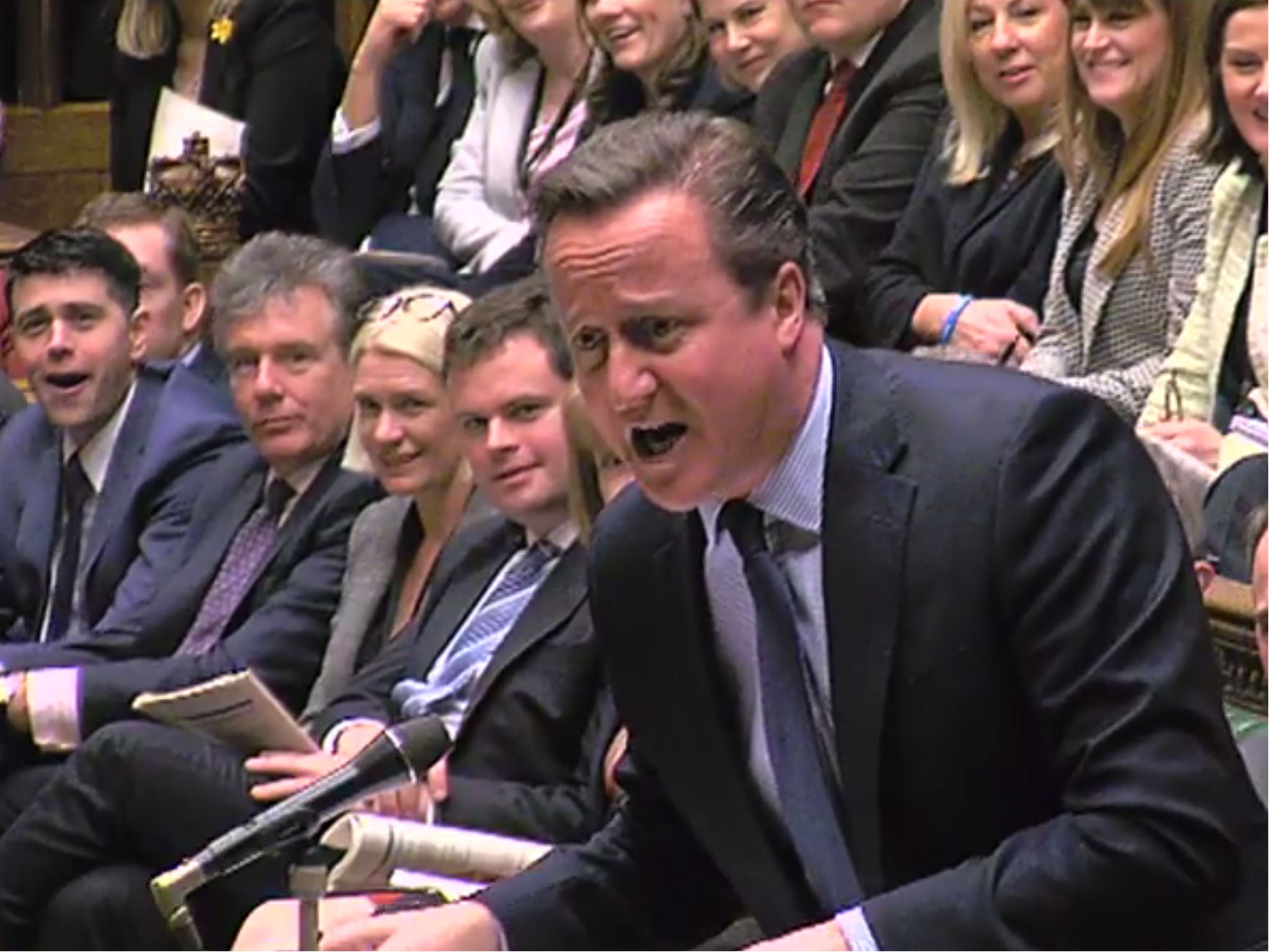 David Cameron attacks Jeremy Corbyn about his clothes during PMQs on 24 Feb 2016