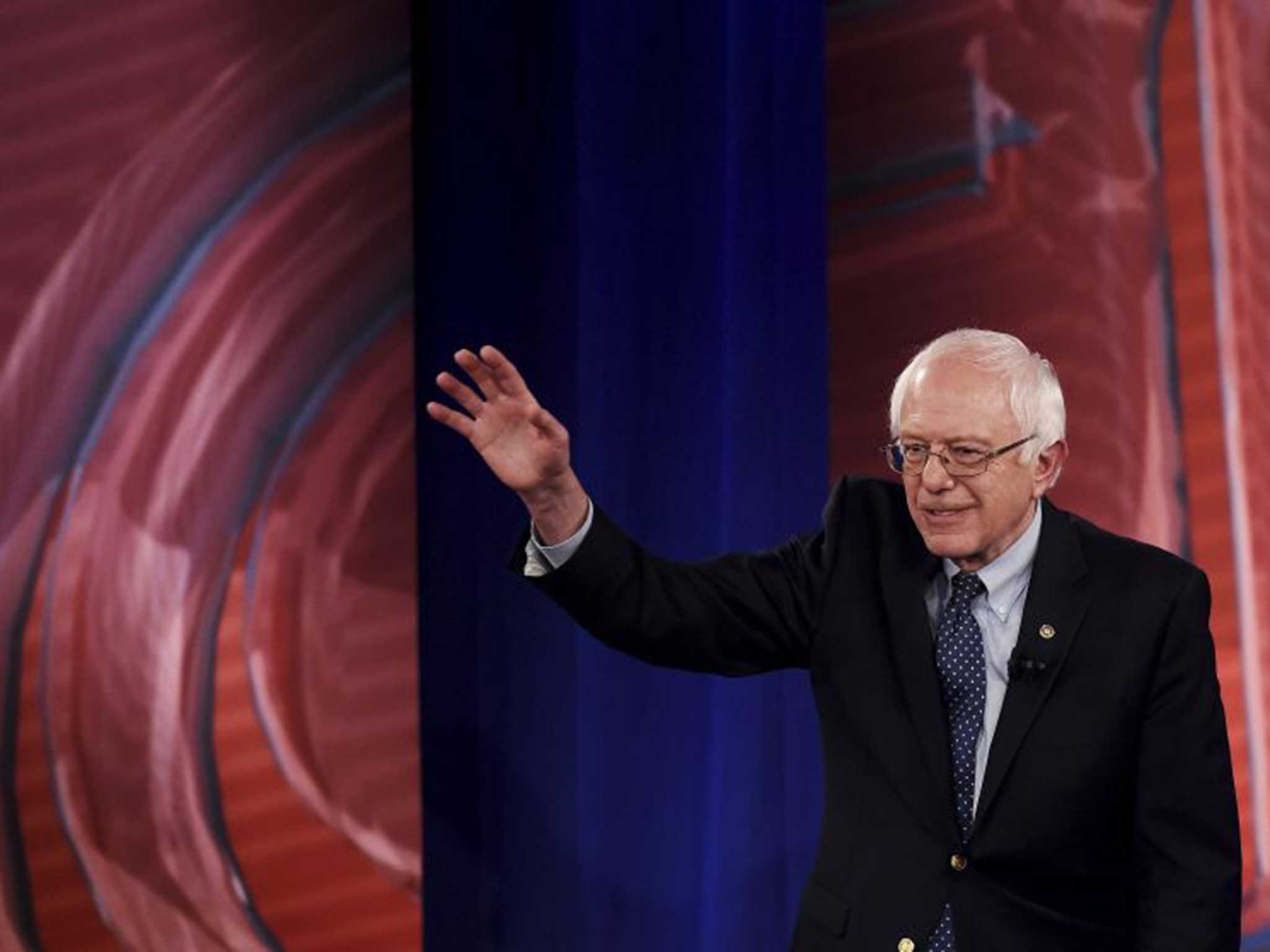 Democratic presidential candidate Bernie Sanders in Columbia, South Carolina