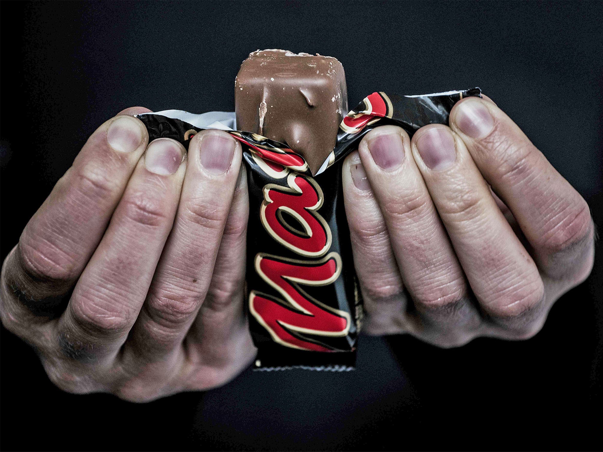 Crunch time: bits of plastic have been found in certain types of Mars chocolate bars