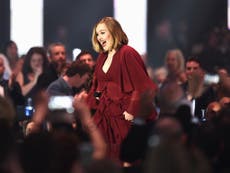 Adele sweeps the board at the Brits with four awards