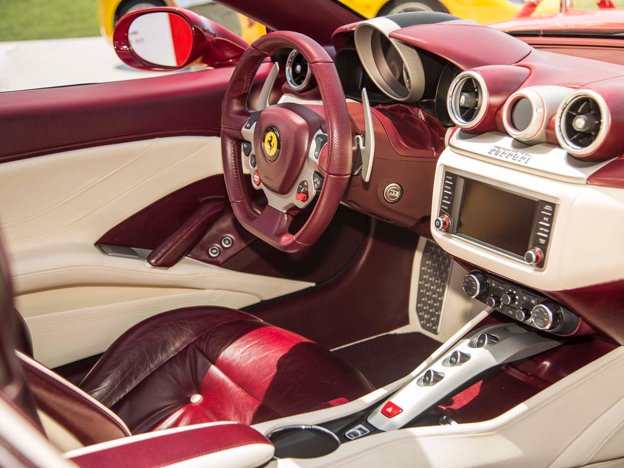 Customised interiors are all part of the exclusive Ferrari ‘experience’ at the company’s headquarters in Maranello, northern Italy