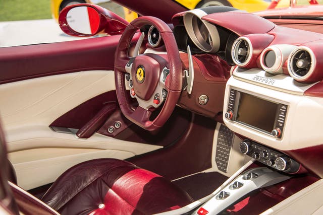 Customised interiors are all part of the exclusive Ferrari ‘experience’ at the company’s headquarters in Maranello, northern Italy