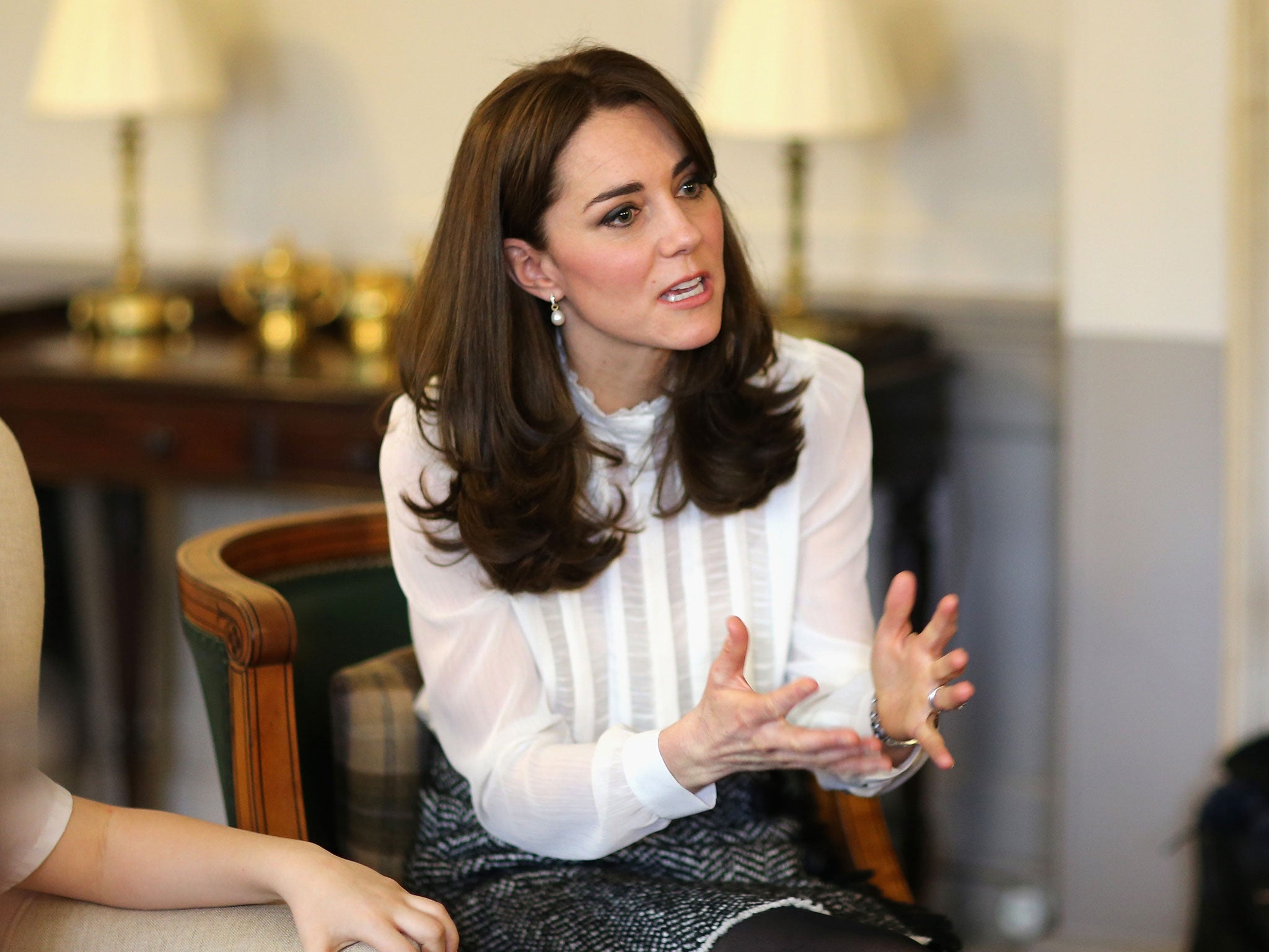 The Duchess of Cambridge has made young people's mental health one of her major interests (Getty)