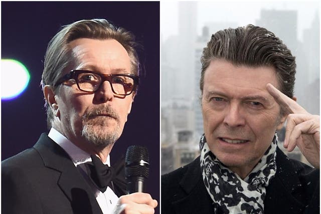 Gary Oldman paid tribute towards his friend David Bowie