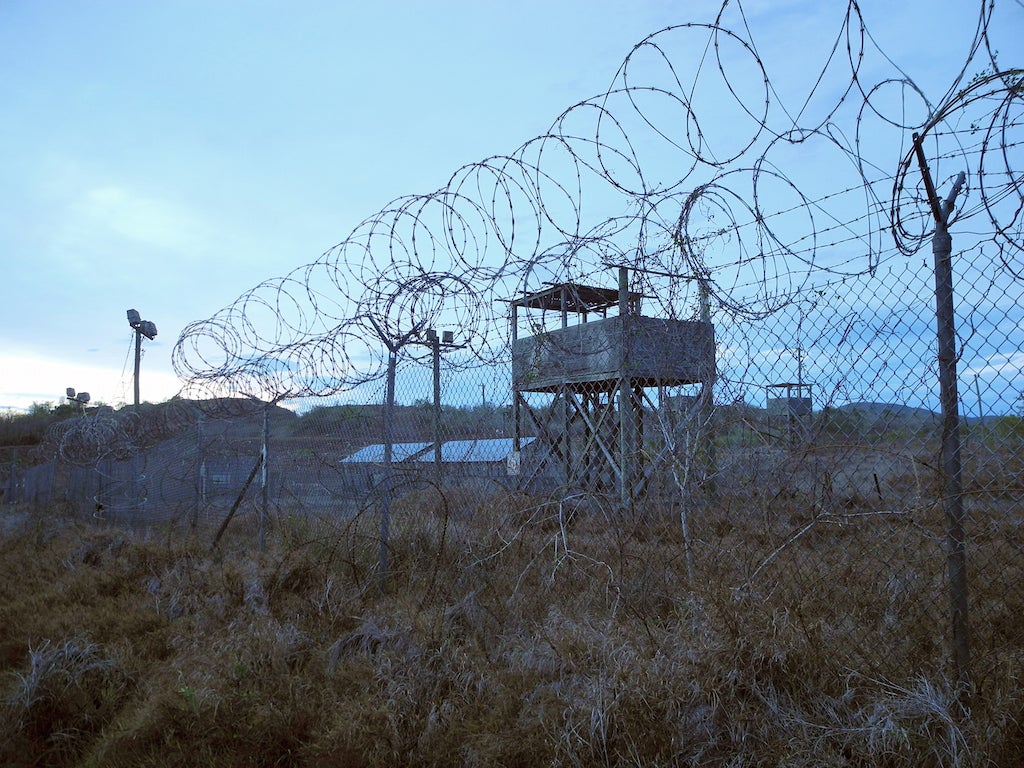 Former Secretary of State Colin Powell says the U.S. should close the prison at Guantanamo Bay, pictured here.