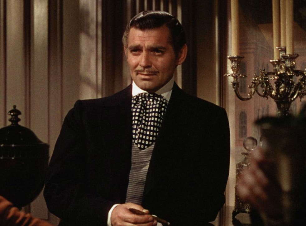 Clark Gable as Rhett Butler in the 1939 film adaptation of Gone with the Wind