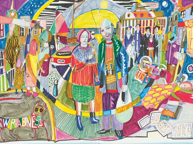 Perry’s people: an illustration from Grayson Perry's Sketchbooks