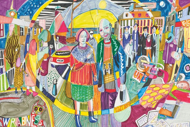 Perry’s people: an illustration from Grayson Perry's Sketchbooks