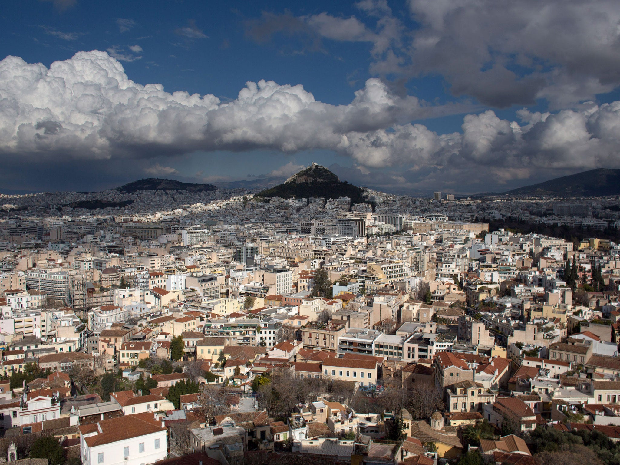 File image of Athens: Police said there was no evidence of a break in