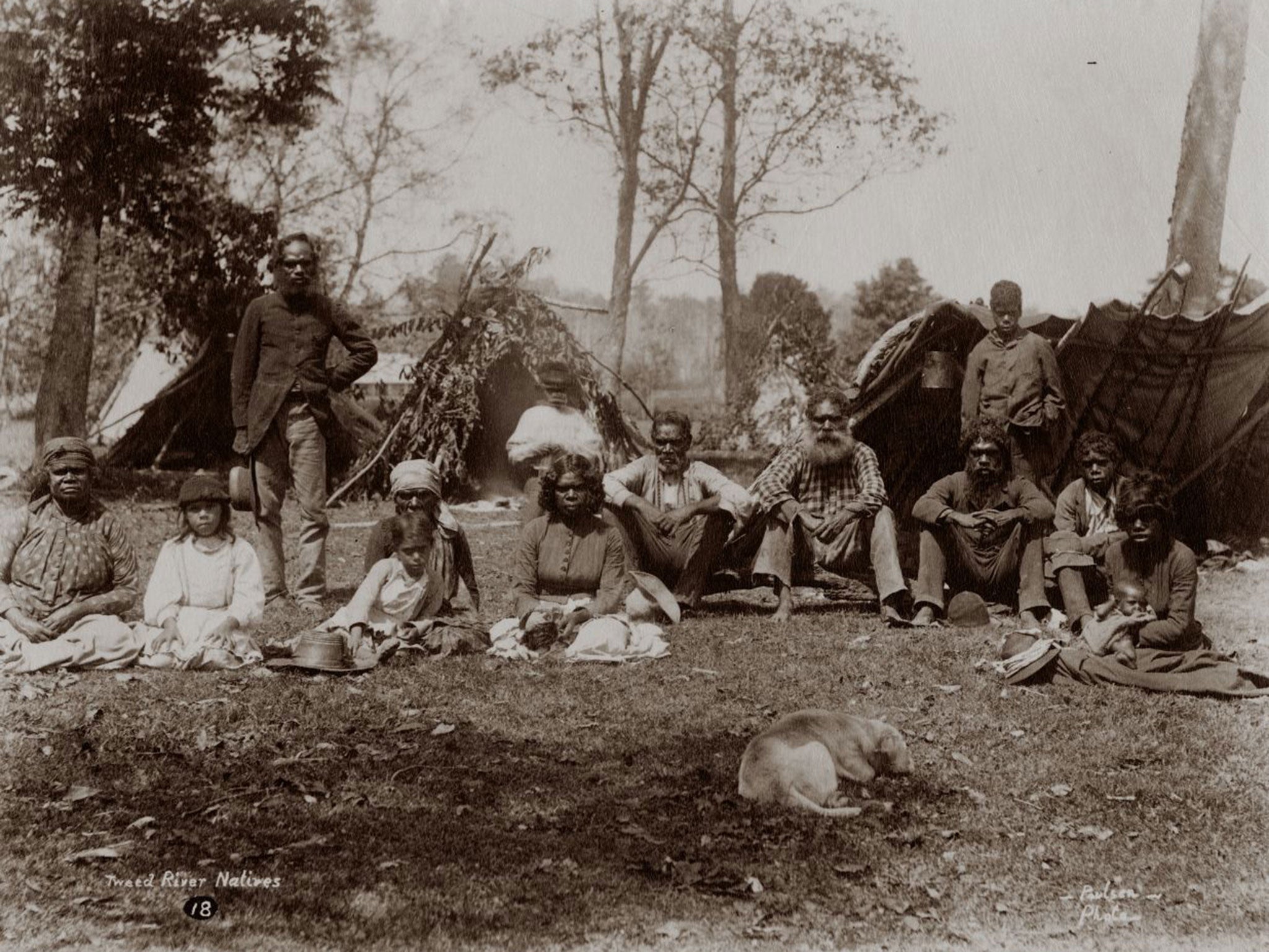 Aboriginal peoples in New South Wales, where the university is now based, around 1880