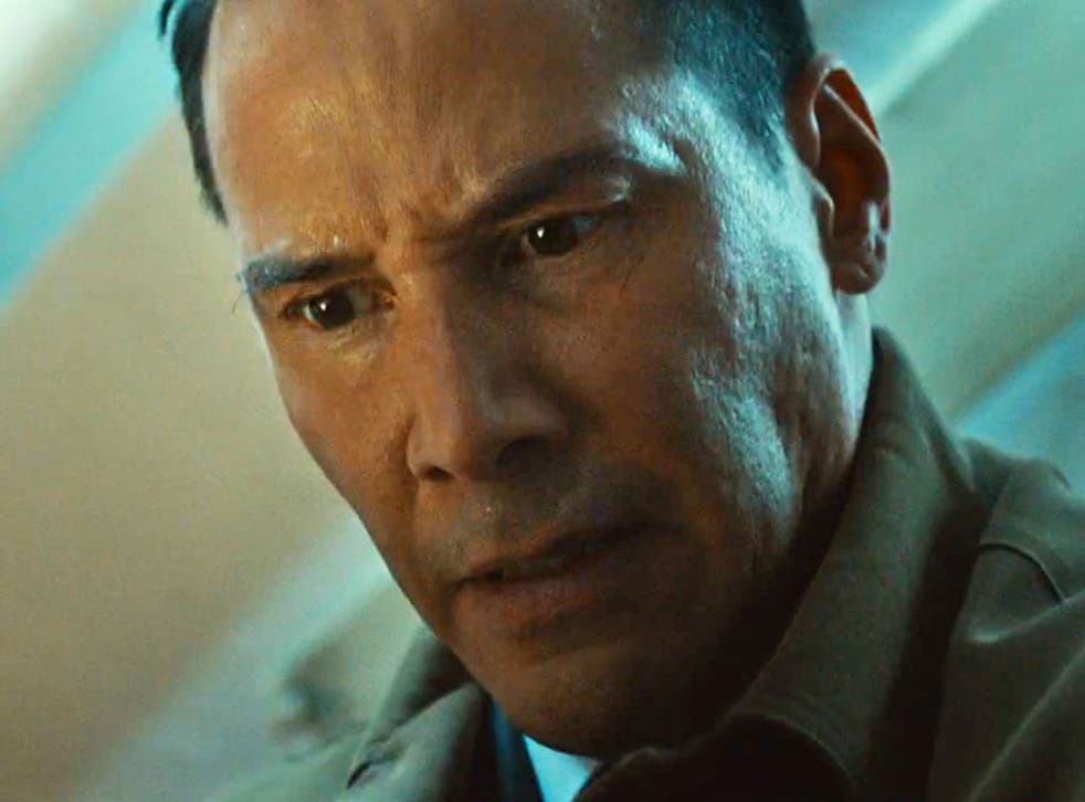 Keanu Reeves is Detective Galban, a world-weary cop investigating the killing of his partner