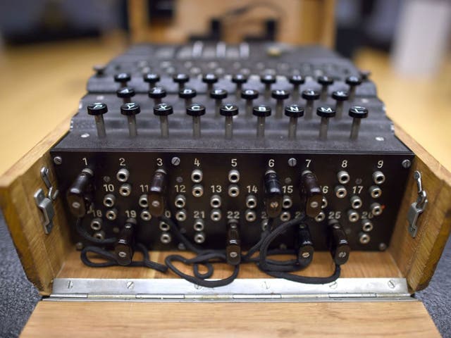 Code war: an Enigma machine featured in ‘World War Two: a Timewatch Guide’