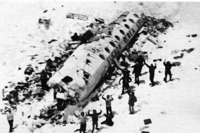 Members of a Uruguayan rugby team survived the air crash in the Andes in 1972 by eating the frozen remains of those who had died