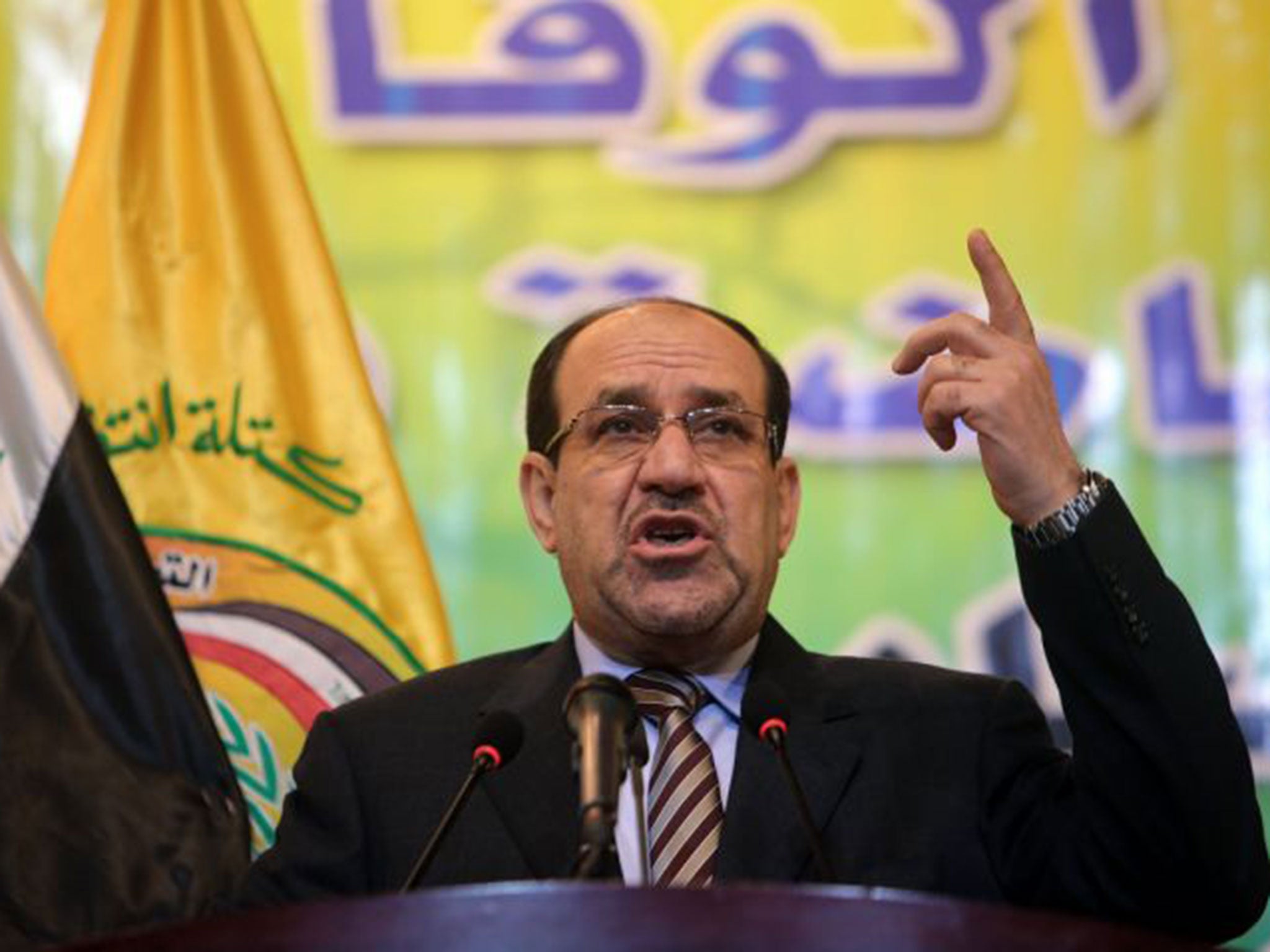 Iraqi Prime Minister Nouri al-Maliki blamed the Kurds