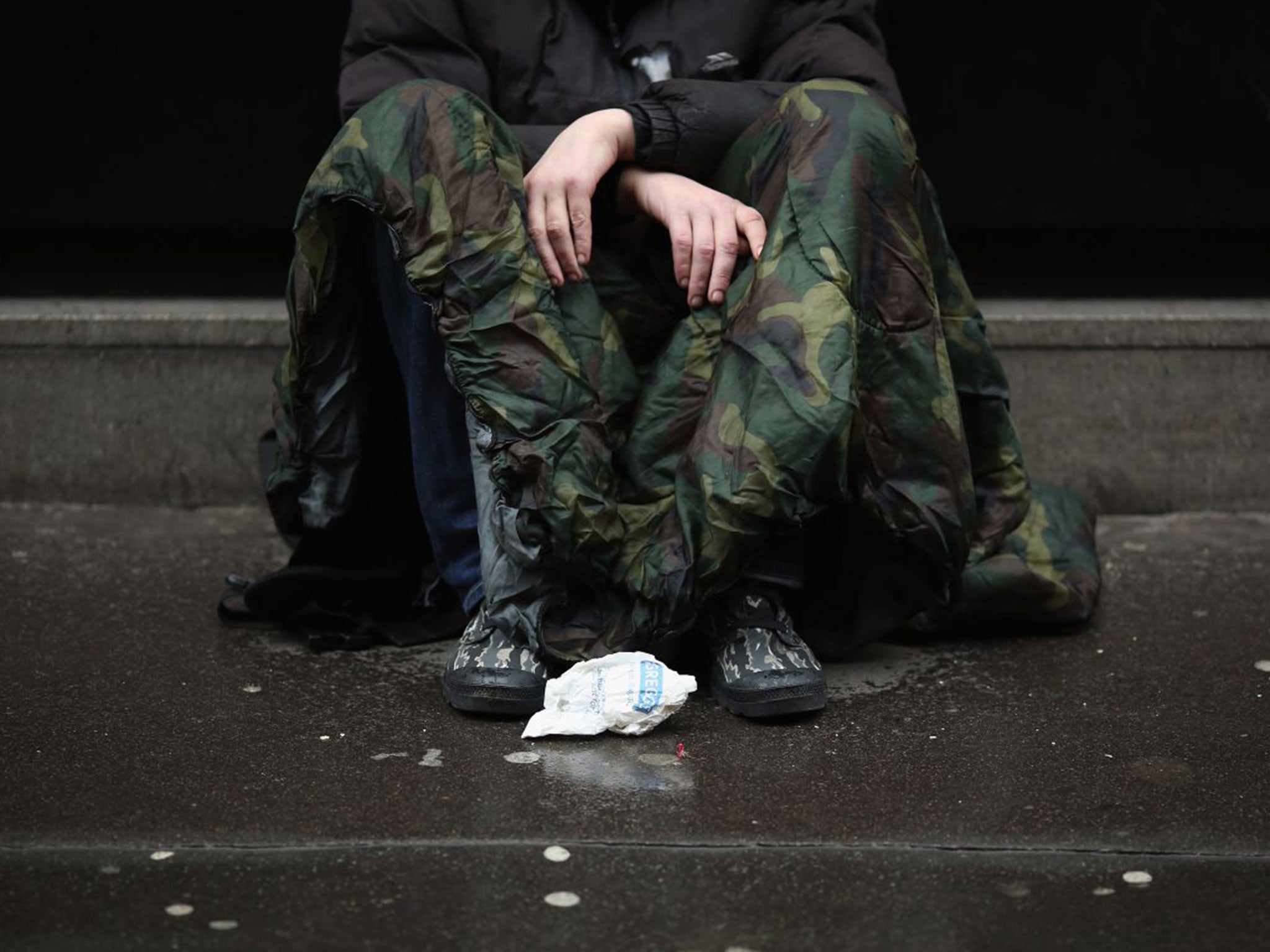 Rough sleepers are defined as anyone found either sleeping or about to bed down in the open air, or in a building not designed for habitation