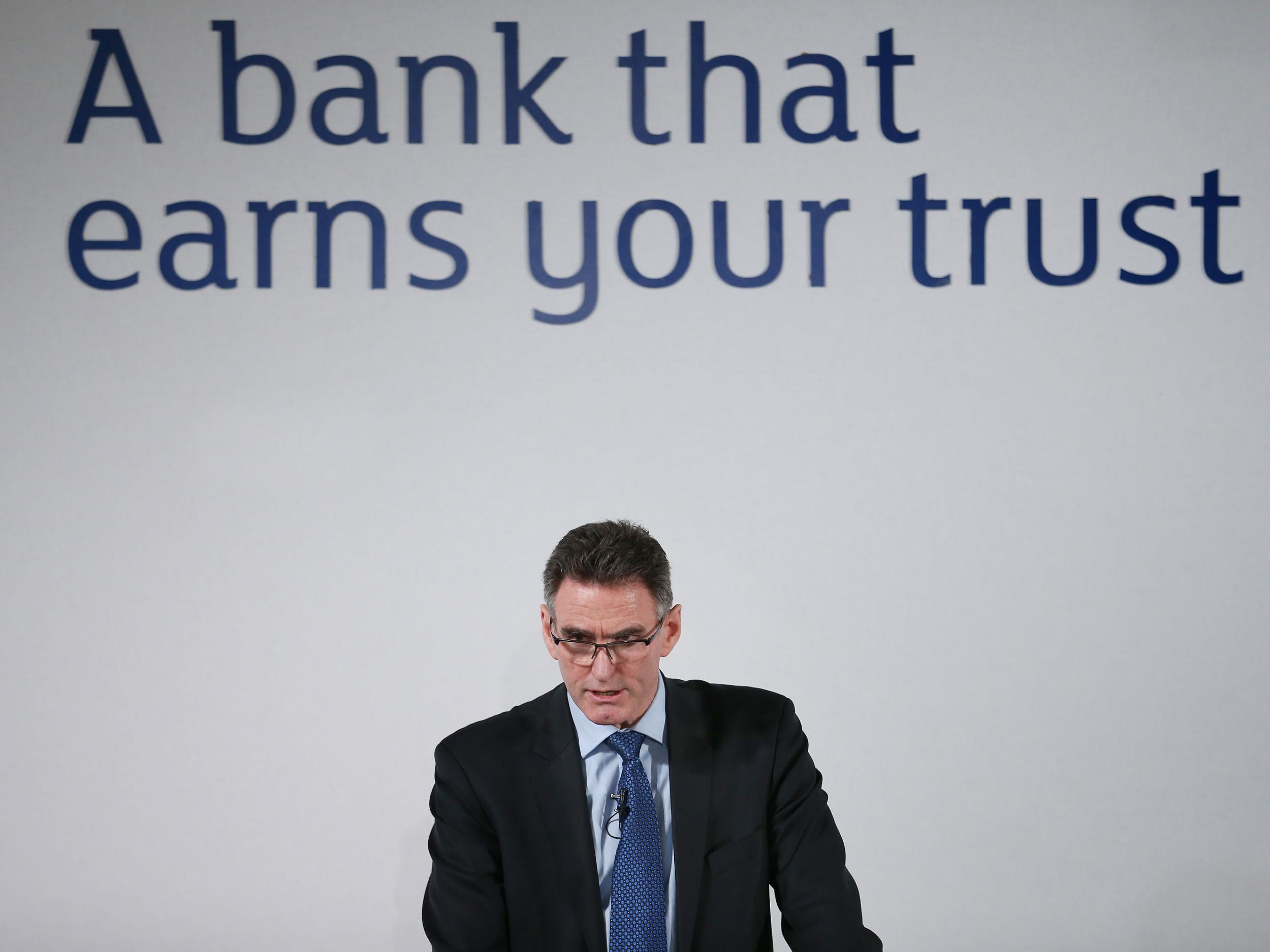 Ross McEwan, chief executive of RBS, remains positive but the bank’s latest losses suggest choppy waters ahead