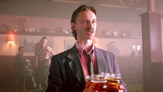 Robert Carlyle as Begbie in 199s film 'Trainspotting'