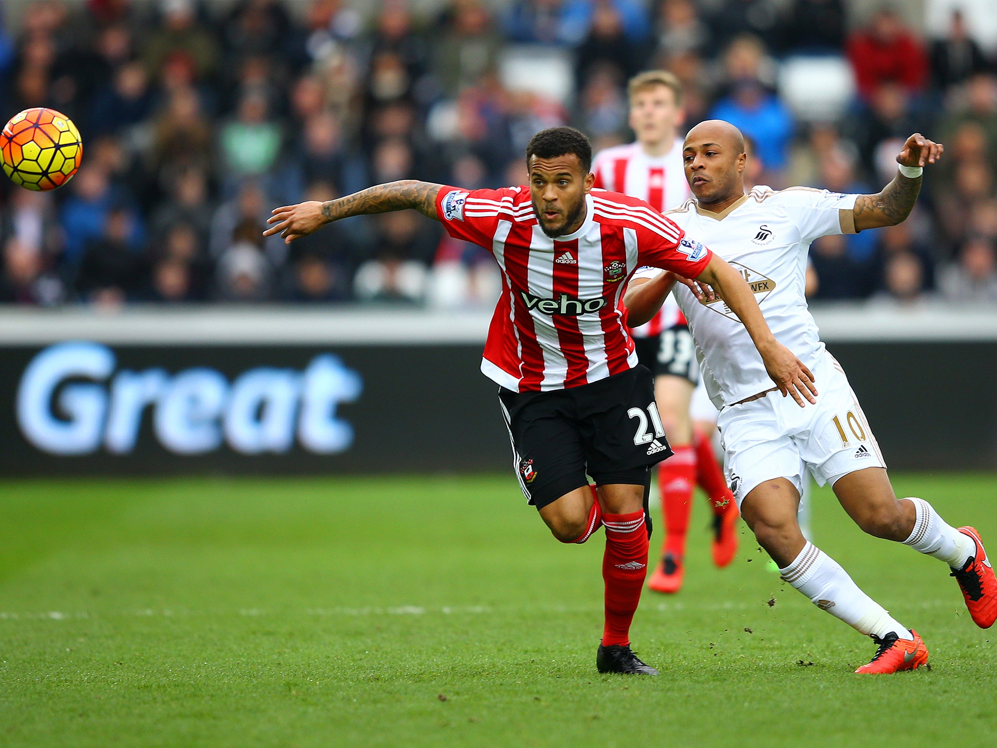 Bertrand in action for Southampton