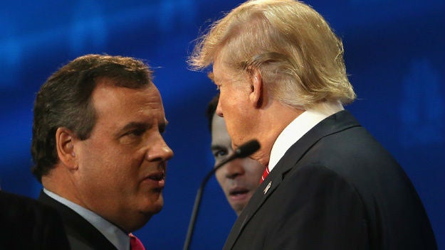 Mr Christie said Mr Trump is the best person to lead the US