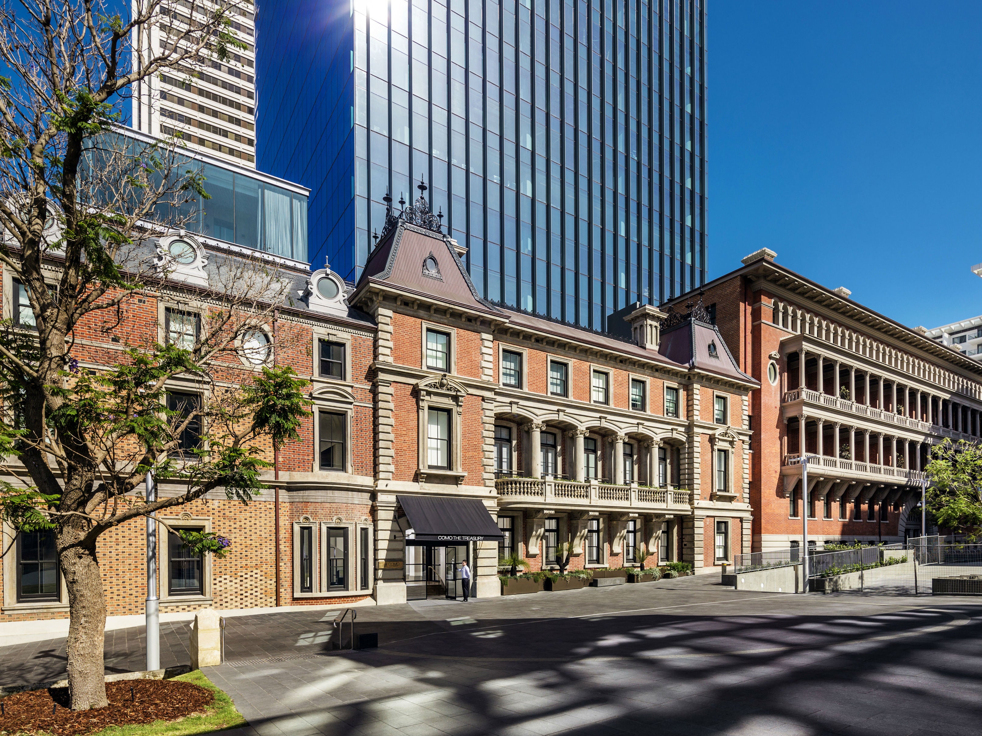 &#13;
The restored treasury building in Perth's Central Business District &#13;