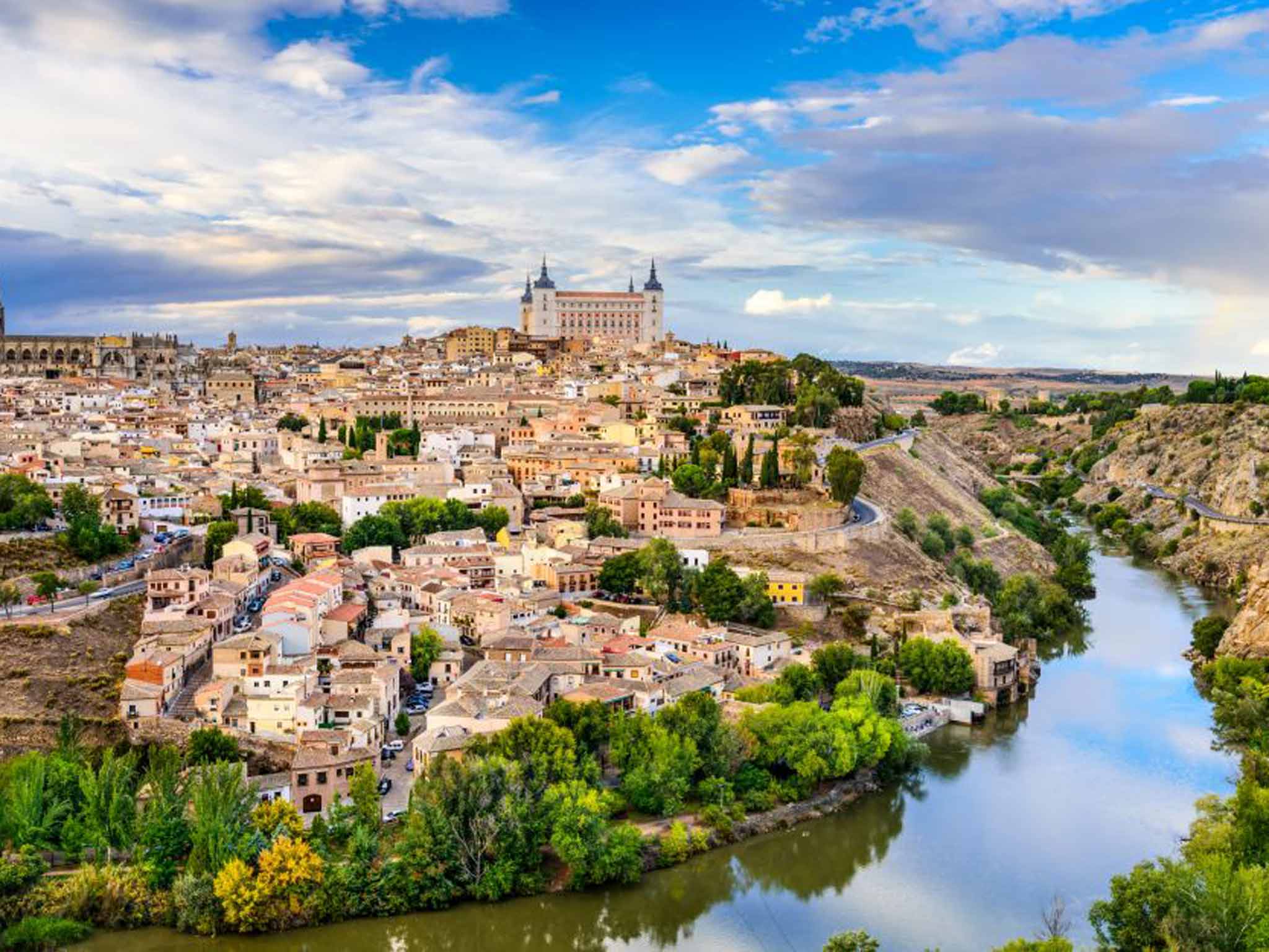 Toledo perches above the Tagus River