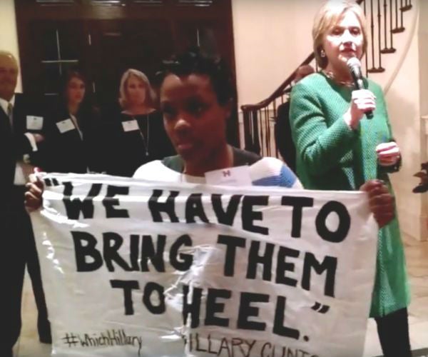 Ashley Williams confronted Hillary Clinton at a private event in Charleston