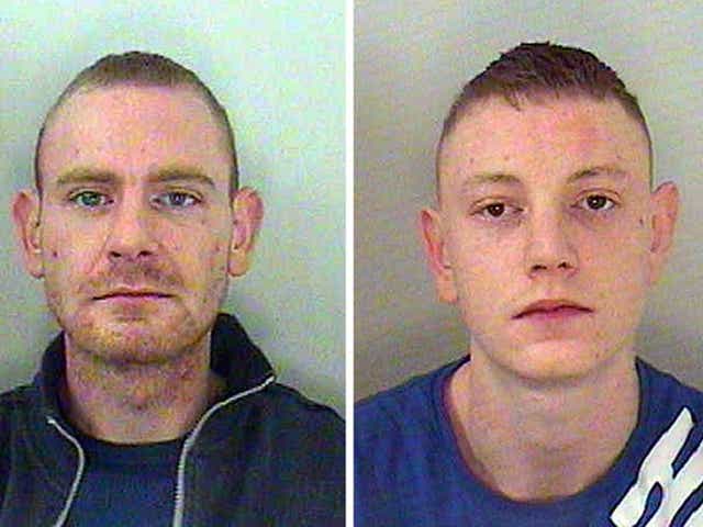 Daniel and Samuel Sledden were jailed for two years each after being recalled to court