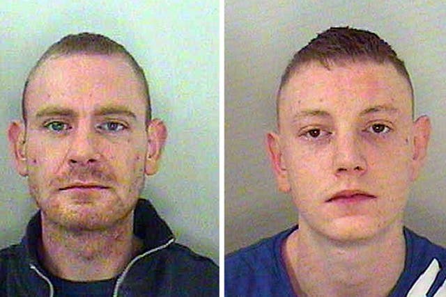 Daniel and Samuel Sledden were jailed for two years each after being recalled to court