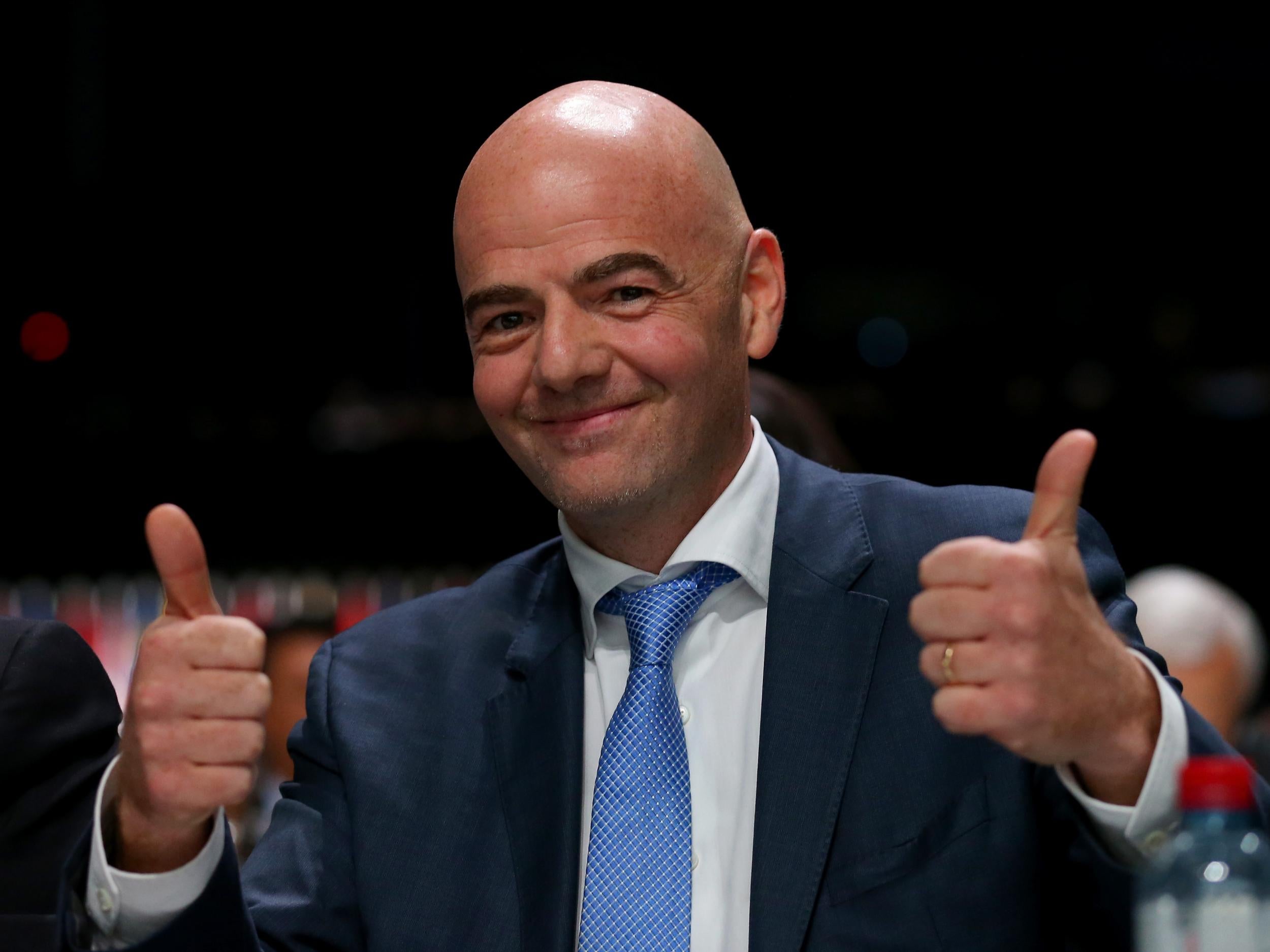 Fifa presidential candidate Gianni Infantino