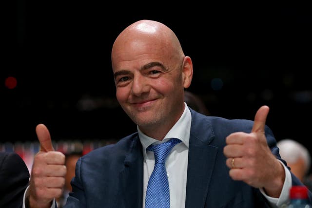 Fifa presidential candidate Gianni Infantino