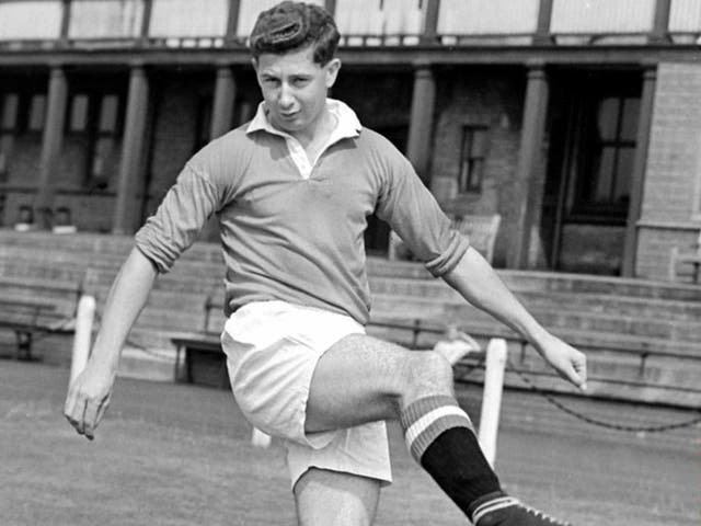 Goodwin: he was ever-present in the patchwork Manchester United side that improbably finished second in the League in 1959