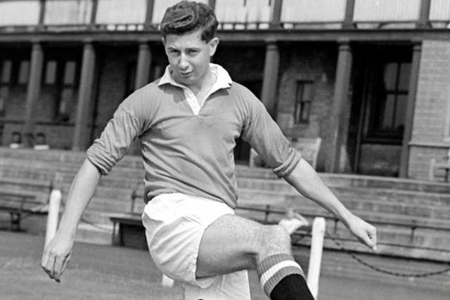 Goodwin: he was ever-present in the patchwork Manchester United side that improbably finished second in the League in 1959