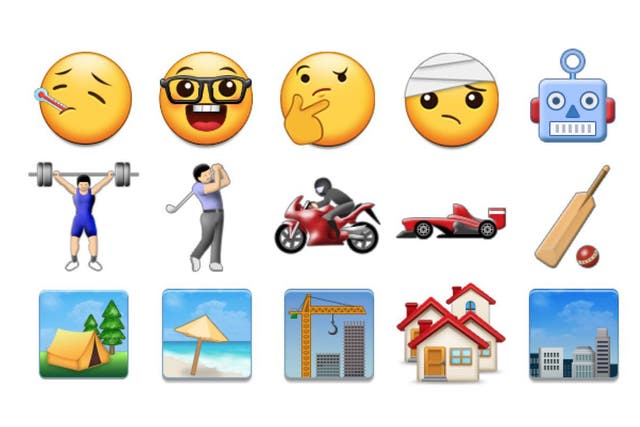 A few of the new emojis coming to Samsung with the S7
