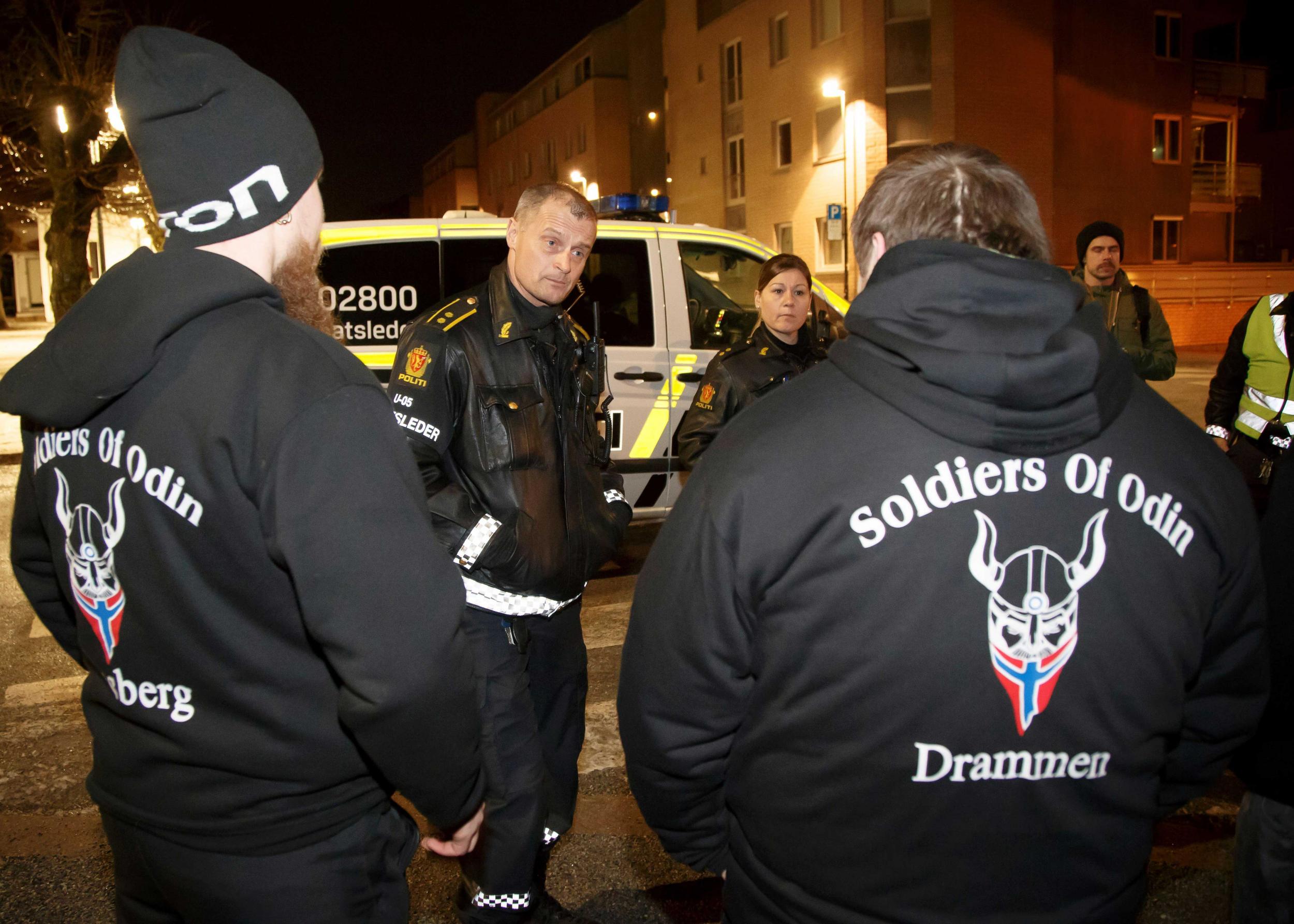 Named after the Norse god, the Soldiers of Odin have been seen patrolling the streets of some Norwegian cities