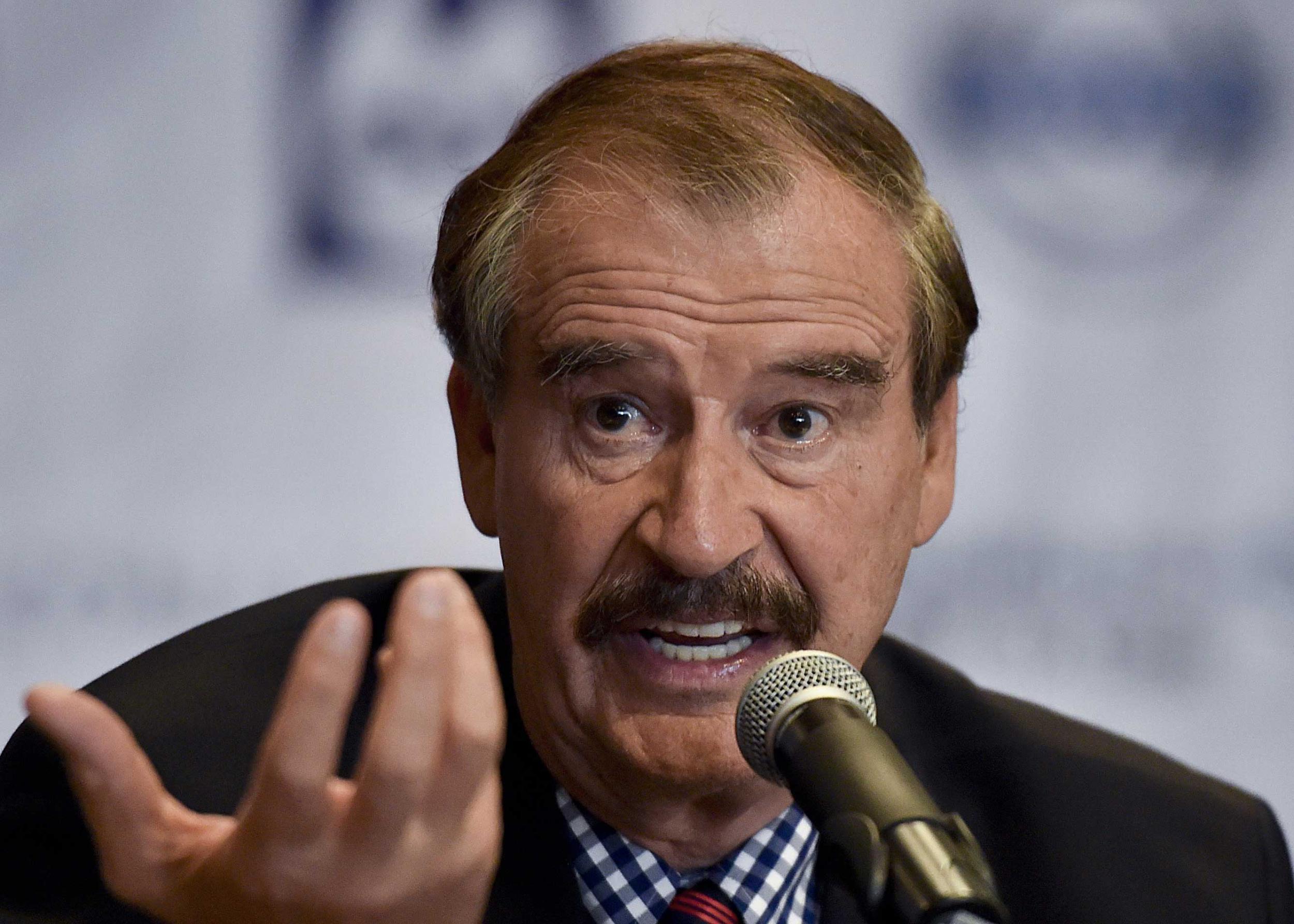 Vicente Fox has several times criticised Trump for his comments about Mexico