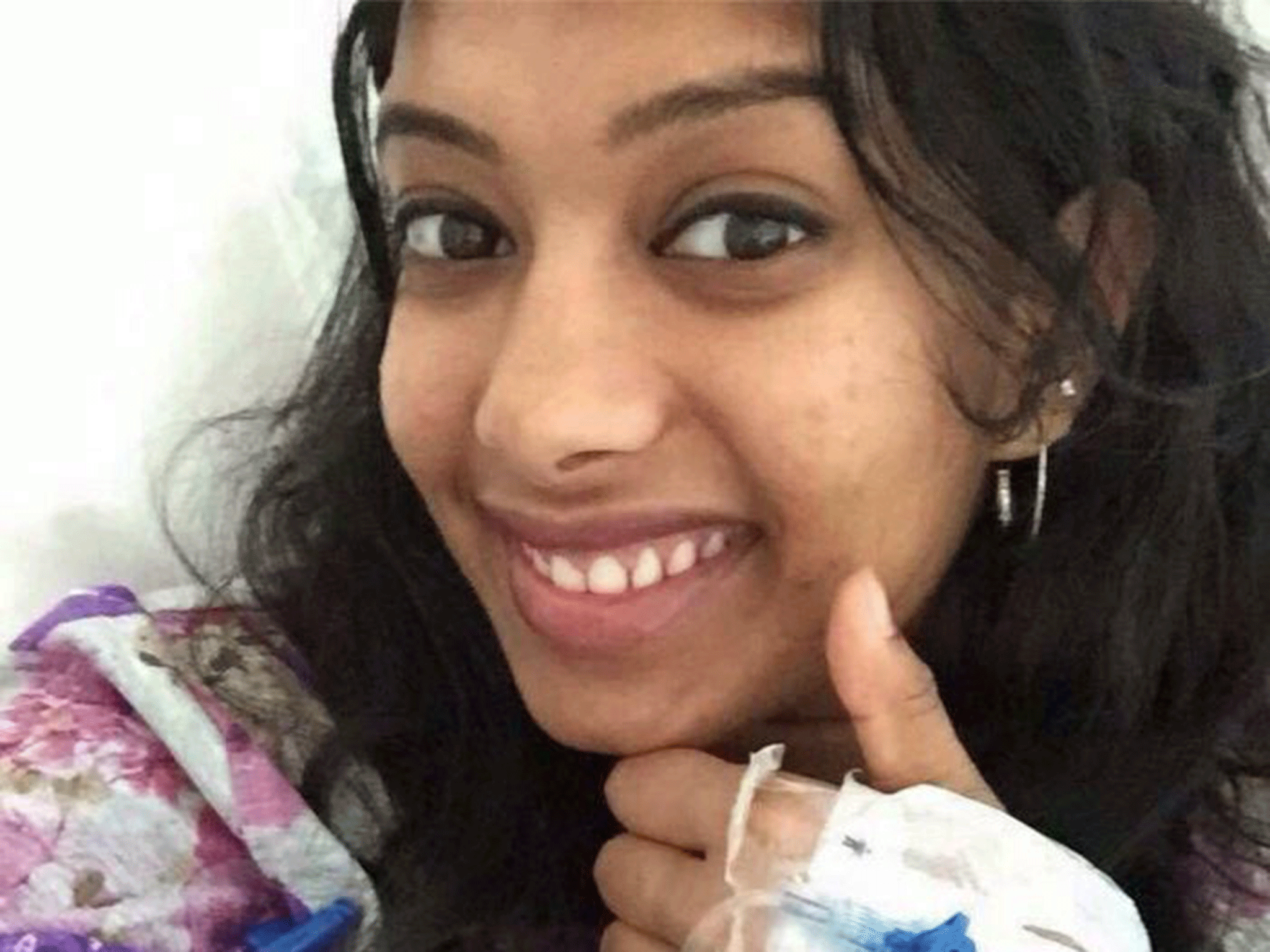 Vithiya Alphons in hospital