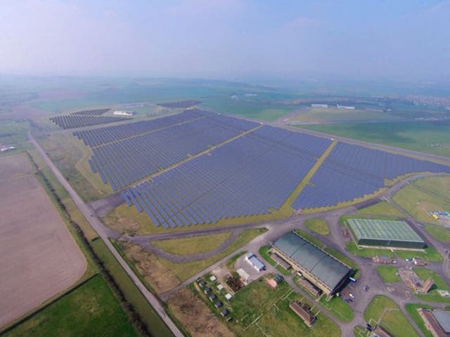 Wroughton Solar Park in Wiltshire has been funded by green bonds