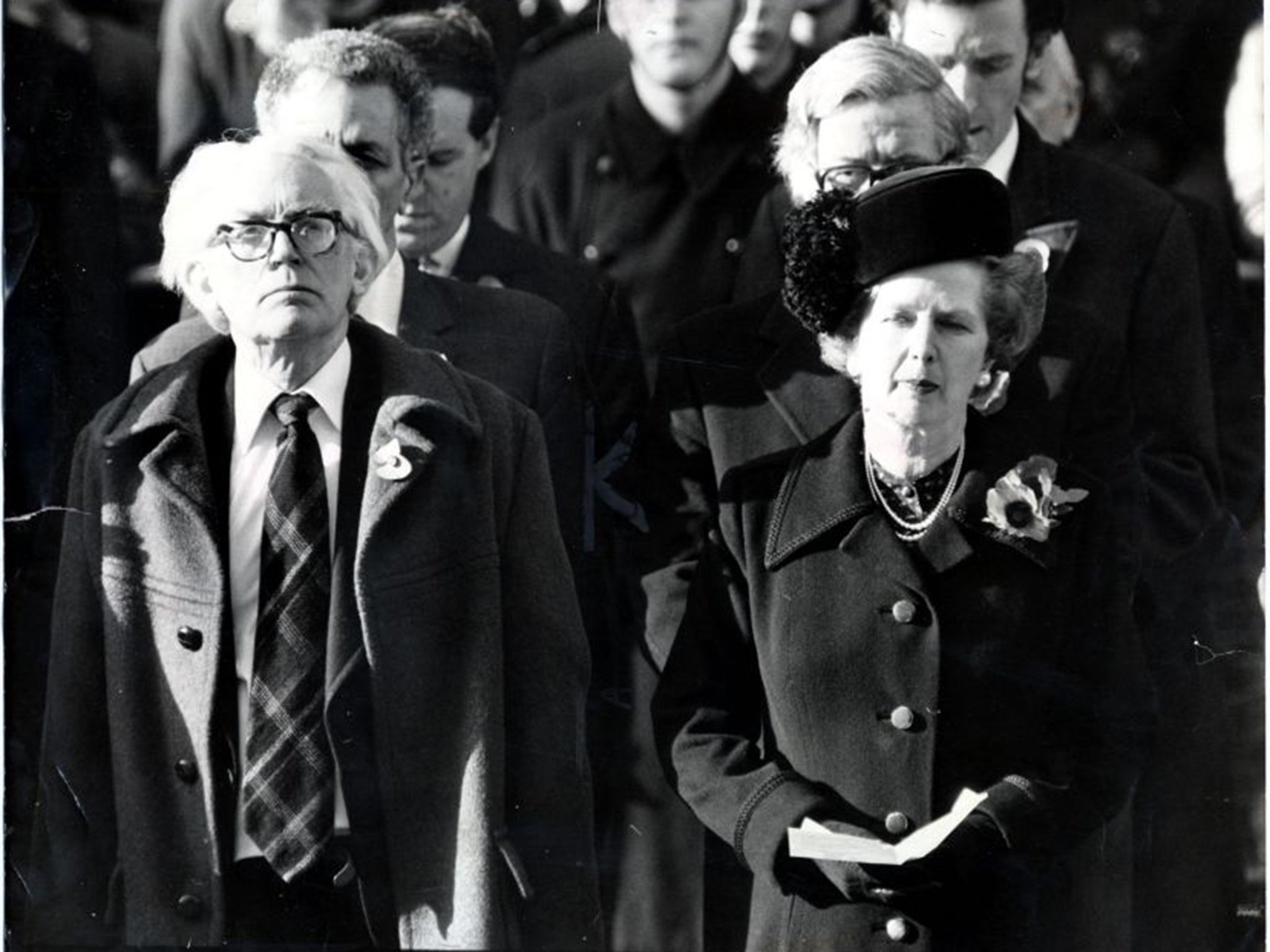 Michael Foot caused outrage for his choice of coat at the Cenotaph in 1981