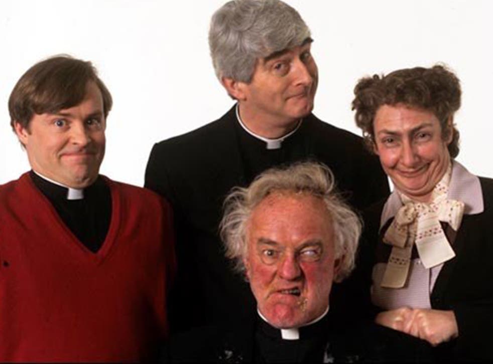 Co-star Dermot Morgan died a day after the third series of Father Ted finished shooting