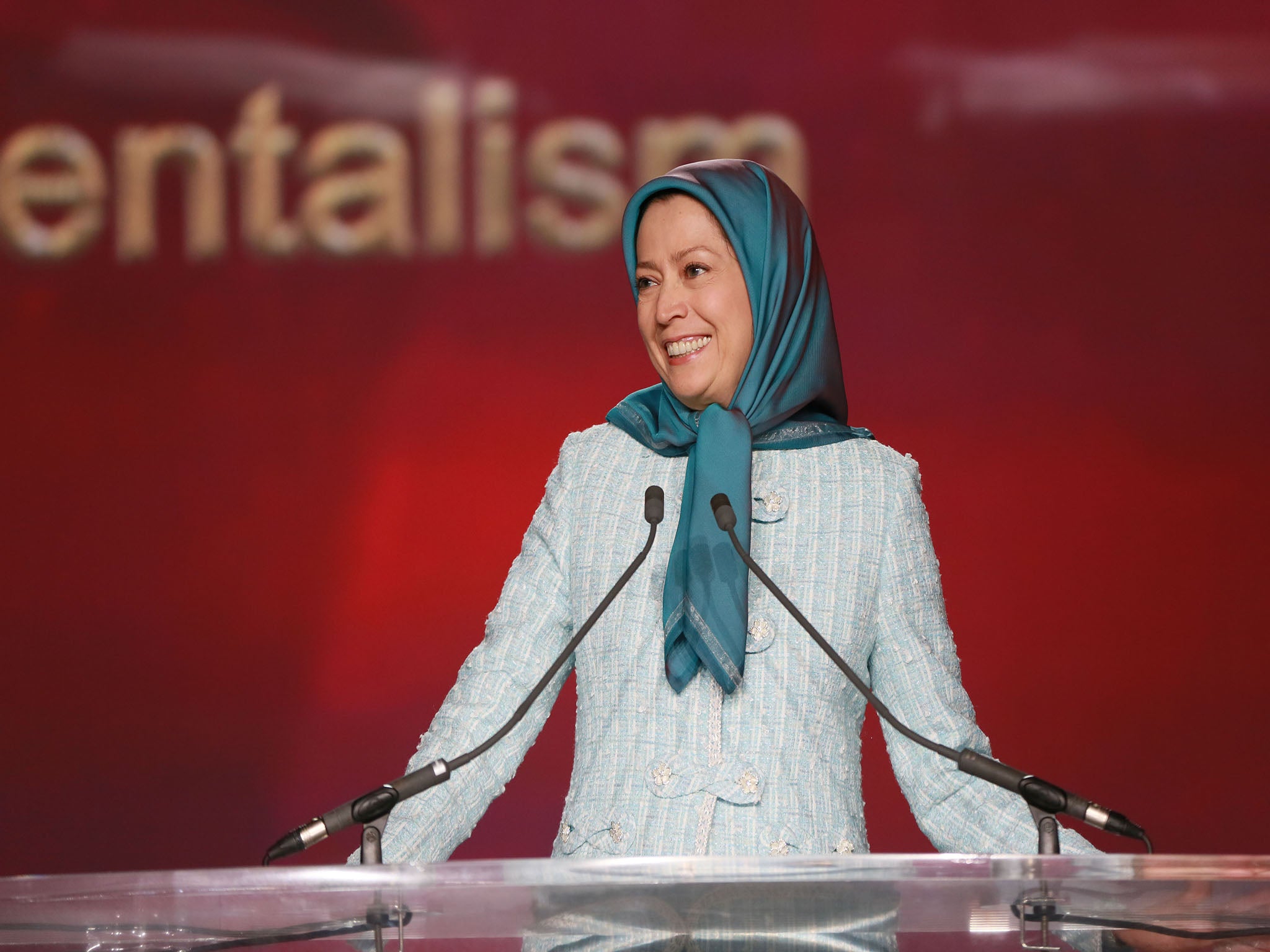 Exiled leader of the NCRI, Maryam Rajavi