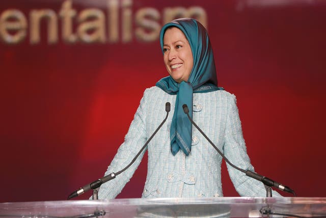 Exiled leader of the NCRI, Maryam Rajavi